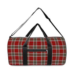 ScotsTee Shop Scottish McLean of Duart Dress Red Crest Tartan Travel Bags