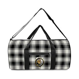 ScotsTee Shop Scottish McPhee B&W Modern Crest Tartan Travel Bags