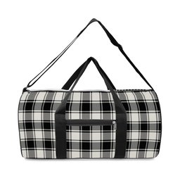 ScotsTee Shop Scottish McPhee B&W Modern Crest Tartan Travel Bags