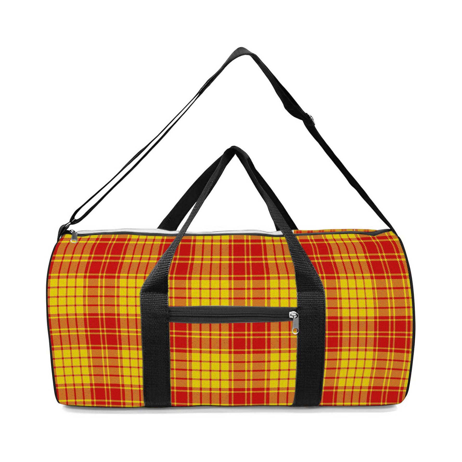 ScotsTee Shop Scottish McMillan Dress Modern Crest Tartan Travel Bags