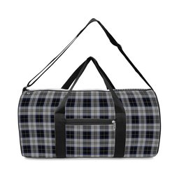 ScotsTee Shop Scottish Menzies Black Dress Crest Tartan Travel Bags