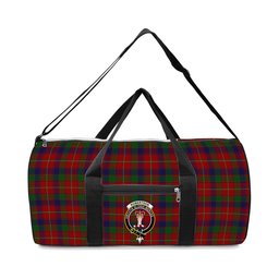 ScotsTee Shop Scottish Robertson White line Crest Tartan Travel Bags
