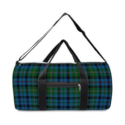 ScotsTee Shop Scottish Stevenson Hunting Red Stripe Crest Tartan Travel Bags