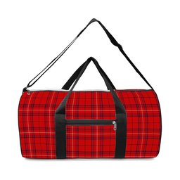 ScotsTee Shop Scottish Rose of Kilravock Modern Crest Tartan Travel Bags