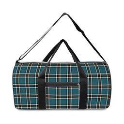 ScotsTee Shop Scottish Thomson Blue Ancient Clan Crest Tartan Travel Bags