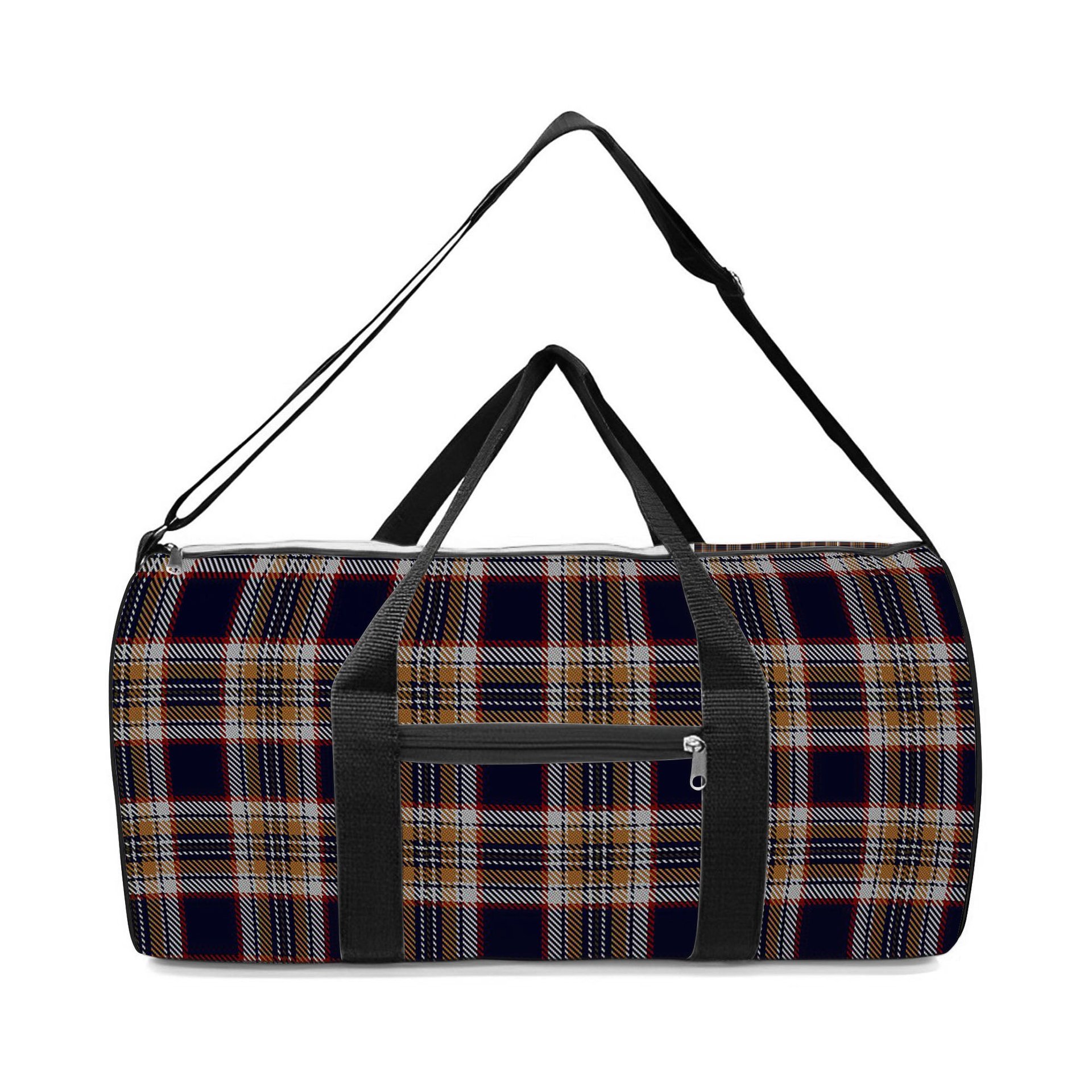 ScotsTee Shop Scottish Stewart Navy Crest Tartan Travel Bags