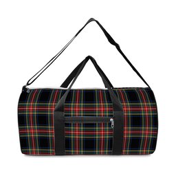 ScotsTee Shop Scottish Stewart Black Modern Crest Tartan Travel Bags