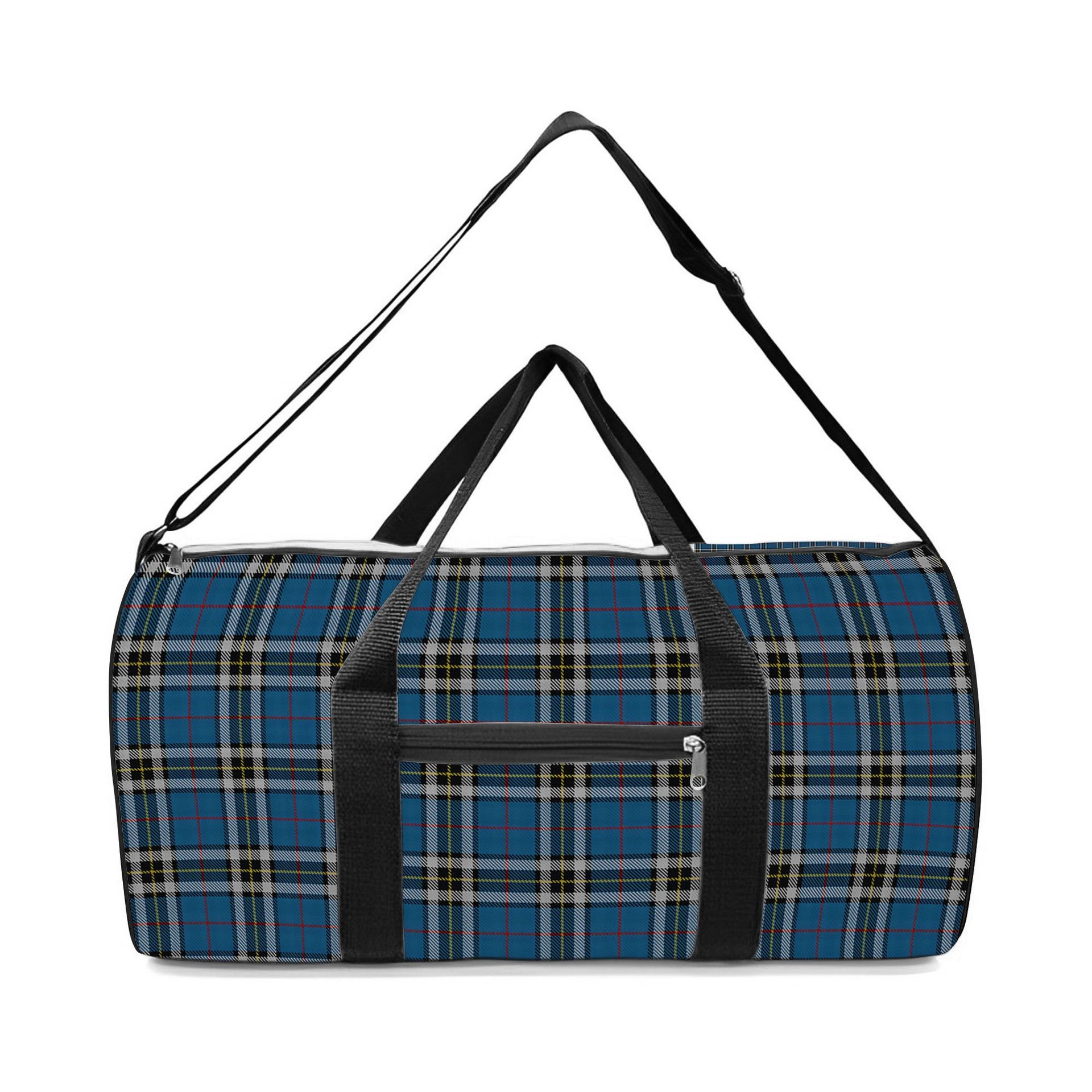 ScotsTee Shop Scottish Thompson Society Dress Blue Crest Tartan Travel Bags