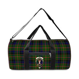ScotsTee Shop Scottish Reid Green Crest Tartan Travel Bags
