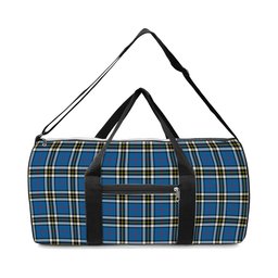 ScotsTee Shop Scottish Thomson Blue Modern Clan Crest Tartan Travel Bags
