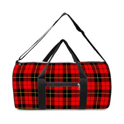ScotsTee Shop Scottish Wallace Hunting Red Crest Tartan Travel Bags