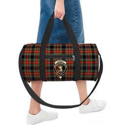 ScotsTee Shop Scottish Stewart High Stewards (Stewart Black) Crest Tartan Travel Bags