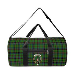 ScotsTee Shop Scottish Stevenson Green Crest Tartan Travel Bags