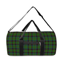 ScotsTee Shop Scottish Stevenson Green Crest Tartan Travel Bags