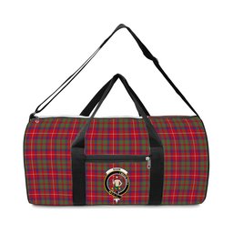 ScotsTee Shop Scottish Shaw Red Modern Crest Tartan Travel Bags