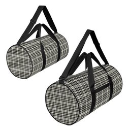 ScotsTee Shop Scottish Scott Black and White Ancient Crest Tartan Travel Bags