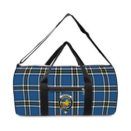 ScotsTee Shop Scottish Thomson Dress Blue Modern Crest Tartan Travel Bags