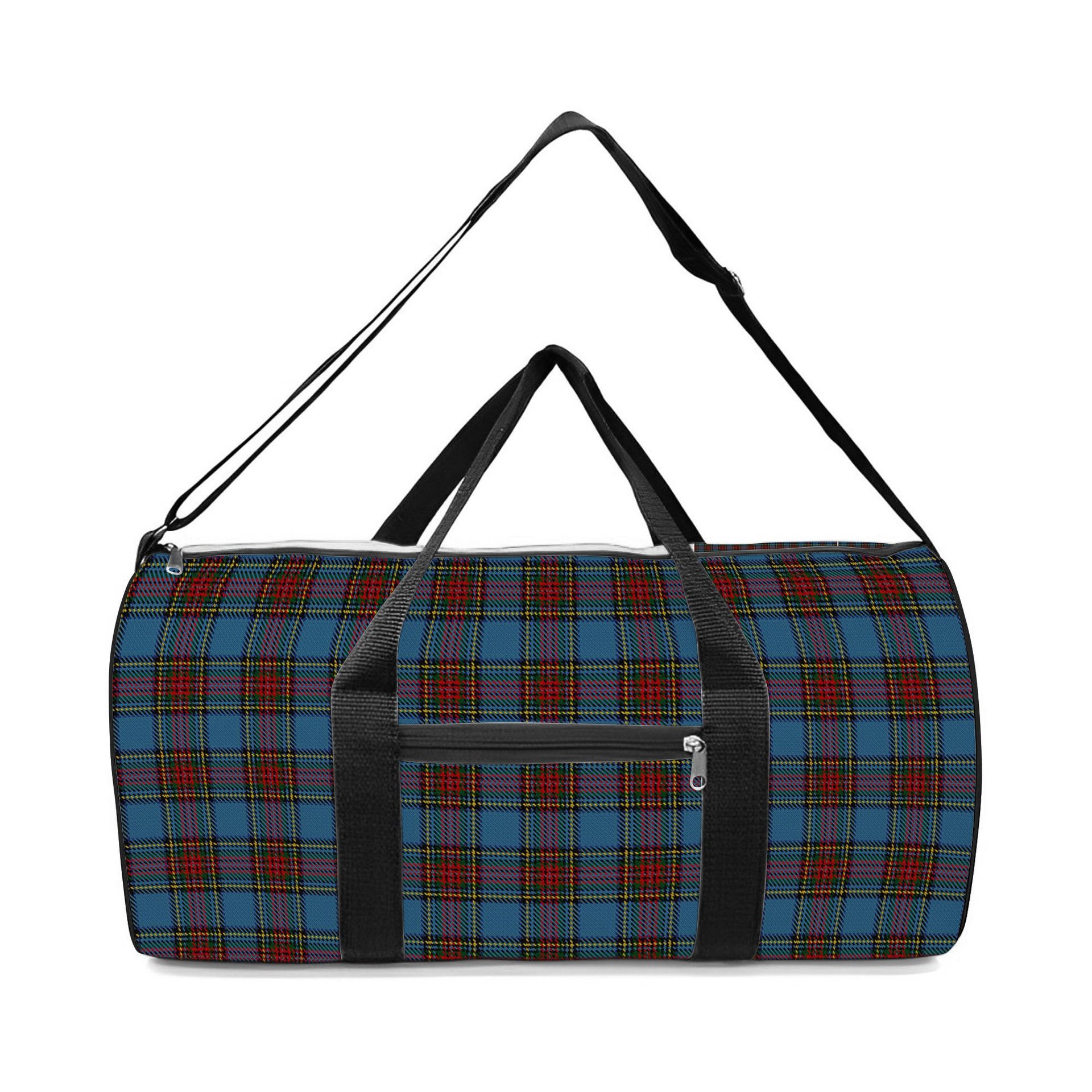 ScotsTee Shop Scottish Stewart Royal Blue Crest Tartan Travel Bags