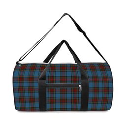 ScotsTee Shop Scottish Stewart Royal Blue Crest Tartan Travel Bags