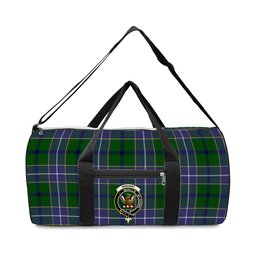 ScotsTee Shop Scottish Wishart Hunting Modern Crest Tartan Travel Bags