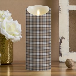 ScotsTee Shop Scottish Baillie Dress Modern Clan Crest Tartan Flameless Candles