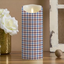 ScotsTee Shop Scottish Boswell Dress Modern Crest Tartan Flameless Candles