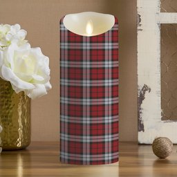 ScotsTee Shop Scottish Brodie Dress Crest Tartan Flameless Candles