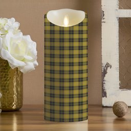 ScotsTee Shop Scottish Barclay Dress Crest Tartan Flameless Candles