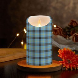 ScotsTee Shop Scottish Bell of the Borders Modern Crest Tartan Flameless Candles