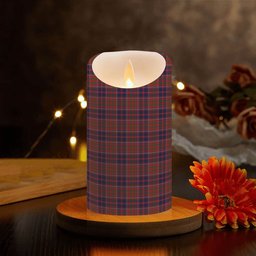ScotsTee Shop Scottish Cameron of Locheil Original Crest Tartan Flameless Candles