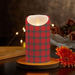 ScotsTee Shop Scottish Donald of Sleat Modern Crest Tartan Flameless Candles