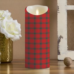 ScotsTee Shop Scottish Donald of Sleat Modern Crest Tartan Flameless Candles