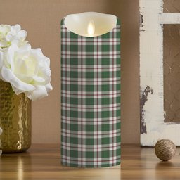 ScotsTee Shop Scottish Crawford Arisaid Dance Ancient Crest Tartan Flameless Candles