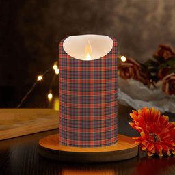 ScotsTee Shop Scottish Dalrymple of Castleton Modern Crest Tartan Flameless Candles