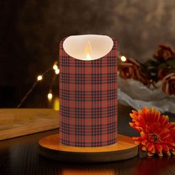 ScotsTee Shop Scottish Donald of Ardnamurchan Ancient Crest Tartan Flameless Candles