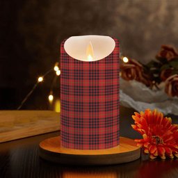 ScotsTee Shop Scottish Donald of Ardnamurchan Modern Crest Tartan Flameless Candles