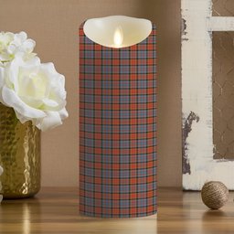 ScotsTee Shop Scottish Dalrymple of Castleton Ancient Crest Tartan Flameless Candles