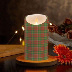 ScotsTee Shop Scottish Donald of Kingsburgh Ancient Crest Tartan Flameless Candles