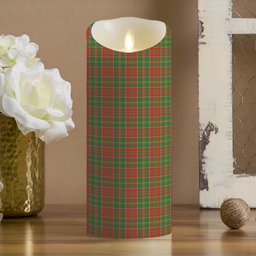 ScotsTee Shop Scottish Donald of Kingsburgh Ancient Crest Tartan Flameless Candles