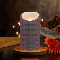ScotsTee Shop Scottish Graham of Airth Ancient Crest Tartan Flameless Candles