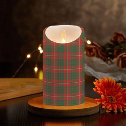 ScotsTee Shop Scottish Gregor of Balquhidder Ancient Crest Tartan Flameless Candles