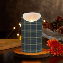 ScotsTee Shop Scottish Gordon Dress 2 Crest Tartan Flameless Candles