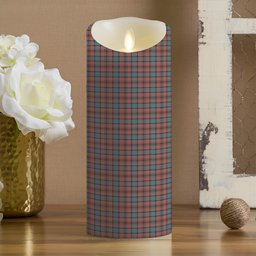 ScotsTee Shop Scottish Hannay Dress Crest Tartan Flameless Candles