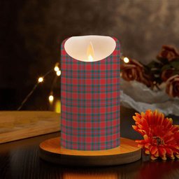 ScotsTee Shop Scottish Drummond of Perth Modern Crest Tartan Flameless Candles