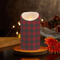 ScotsTee Shop Scottish Grant Vestiarium Scoticum Crest Tartan Flameless Candles