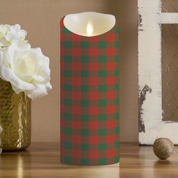 ScotsTee Shop Scottish Erskine Ancient Crest Tartan Flameless Candles