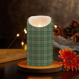 ScotsTee Shop Scottish Dunbar Hunting Ancient Crest Tartan Flameless Candles