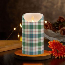 ScotsTee Shop Scottish Guthrie Dress Ancient Crest Tartan Flameless Candles