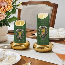 ScotsTee Shop Scottish Foster Hunting Crest Tartan Flameless Candles