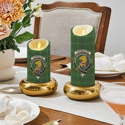 ScotsTee Shop Scottish Forrester Hunting Crest Tartan Flameless Candles